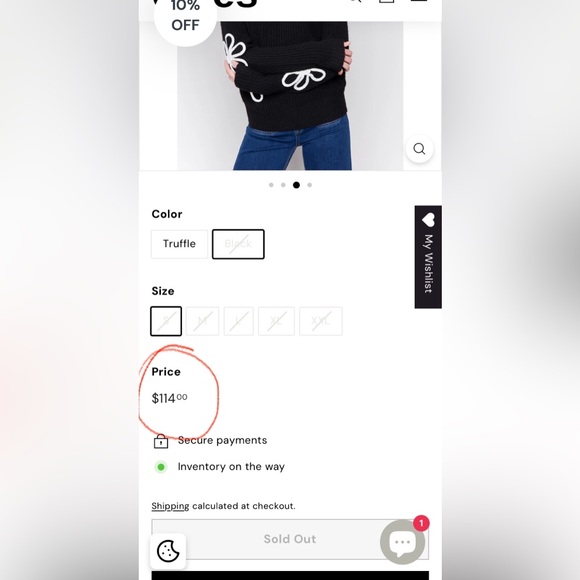 CHARLIE B $114 GINGER DAISY LOOP KNIT SWEATER - Picture 6 of 6